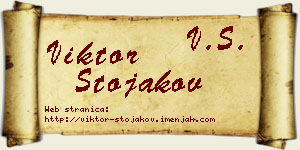 Viktor Stojakov vizit kartica
